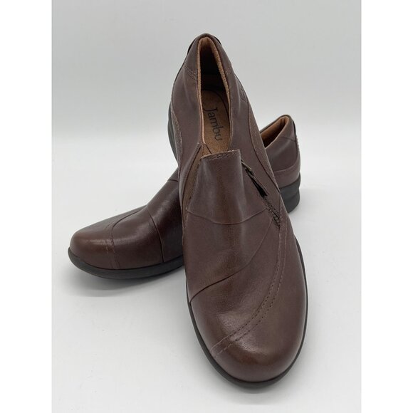 Jambu Thea Slip-On Shoes Size 8 Brown Vegan Leather - Picture 1 of 8